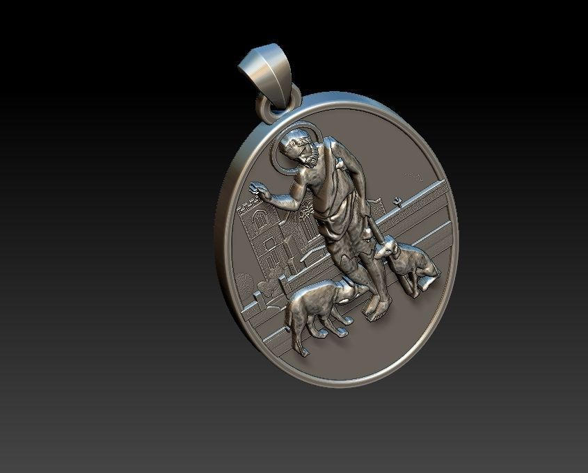 Saint Lazarus - Sao Lazaro  3D print model_11