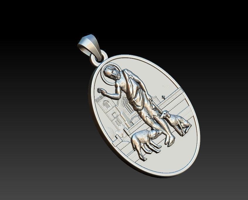 Saint Lazarus - Sao Lazaro  3D print model_13