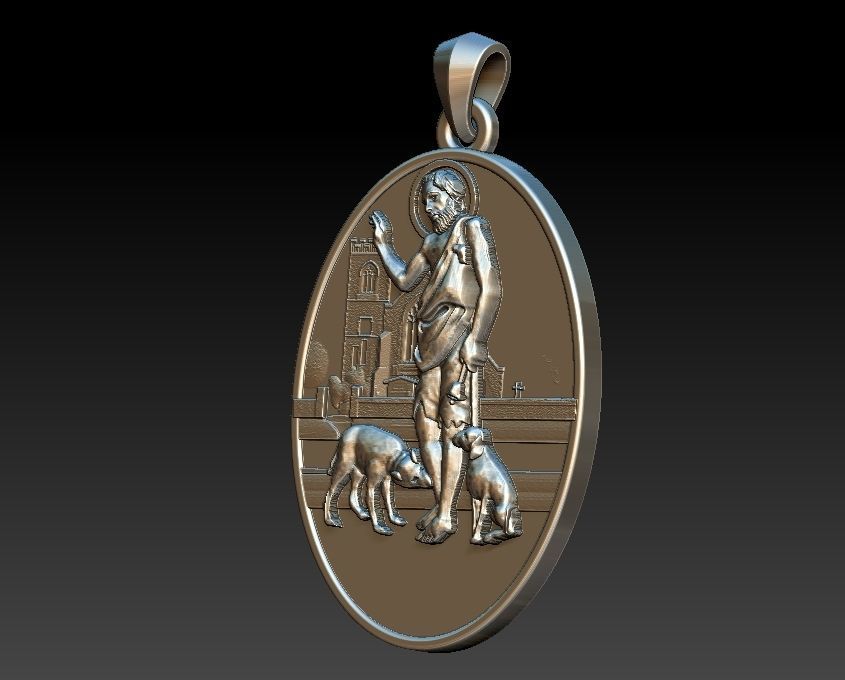 Saint Lazarus - Sao Lazaro  3D print model_2