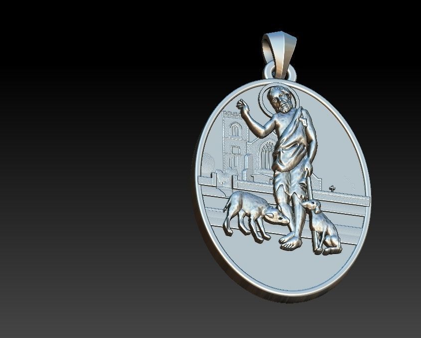 Saint Lazarus - Sao Lazaro  3D print model_8