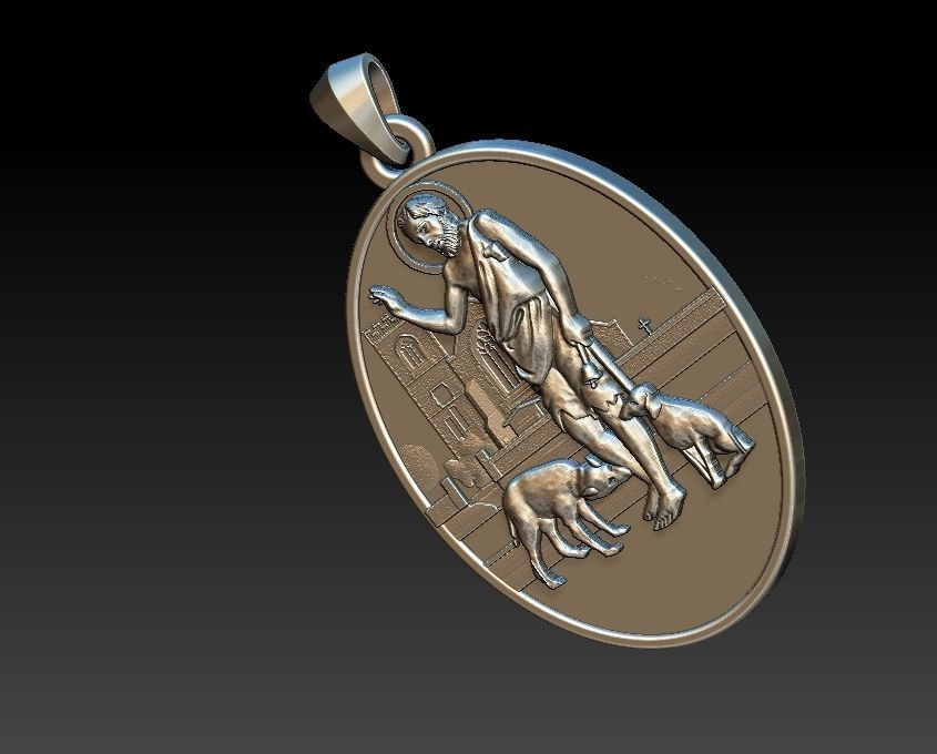 Saint Lazarus - Sao Lazaro  3D print model_12