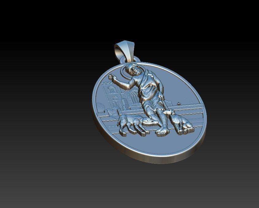 Saint Lazarus - Sao Lazaro  3D print model_10