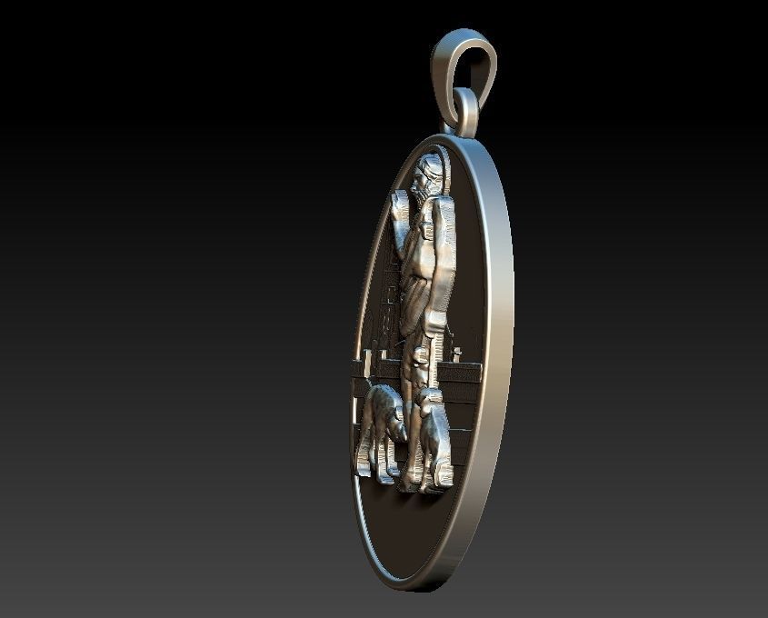 Saint Lazarus - Sao Lazaro  3D print model_4