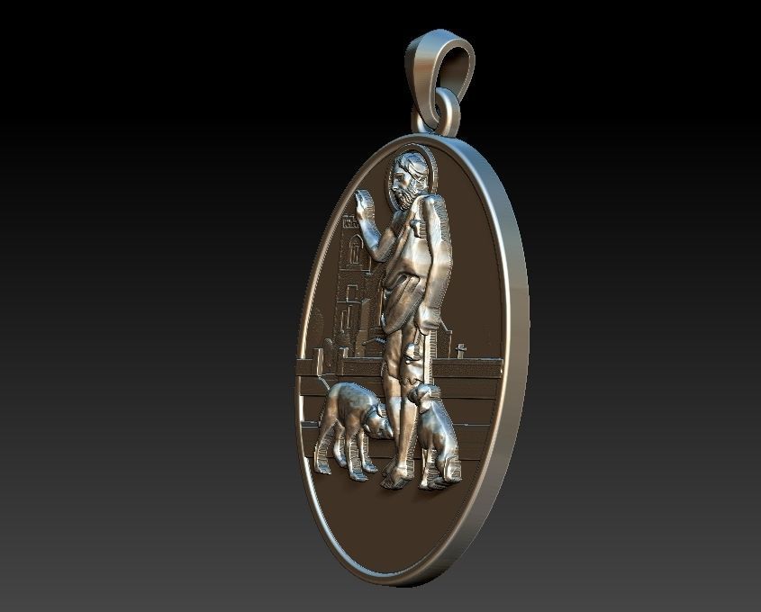 Saint Lazarus - Sao Lazaro  3D print model_3