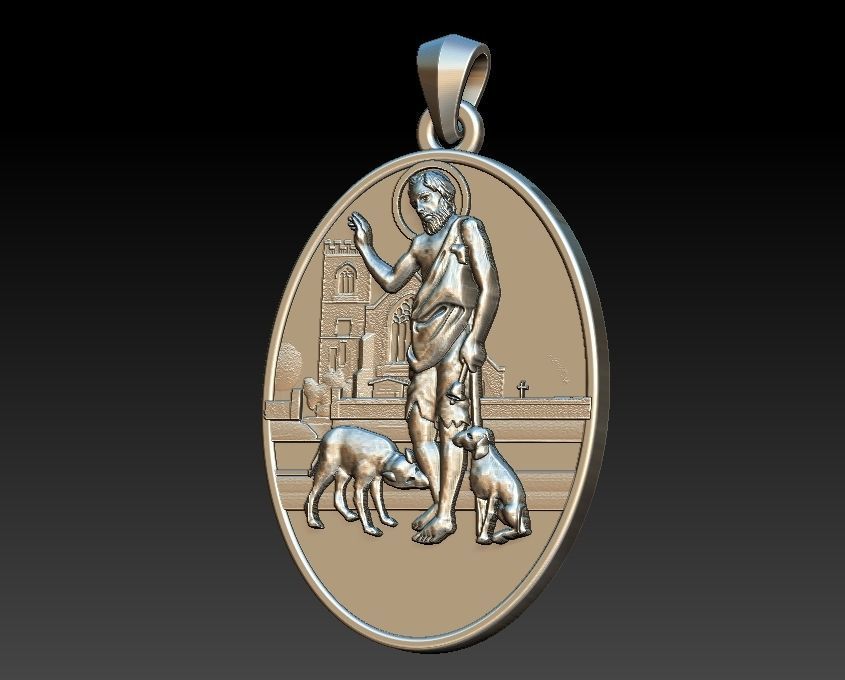 Saint Lazarus - Sao Lazaro  3D print model_1