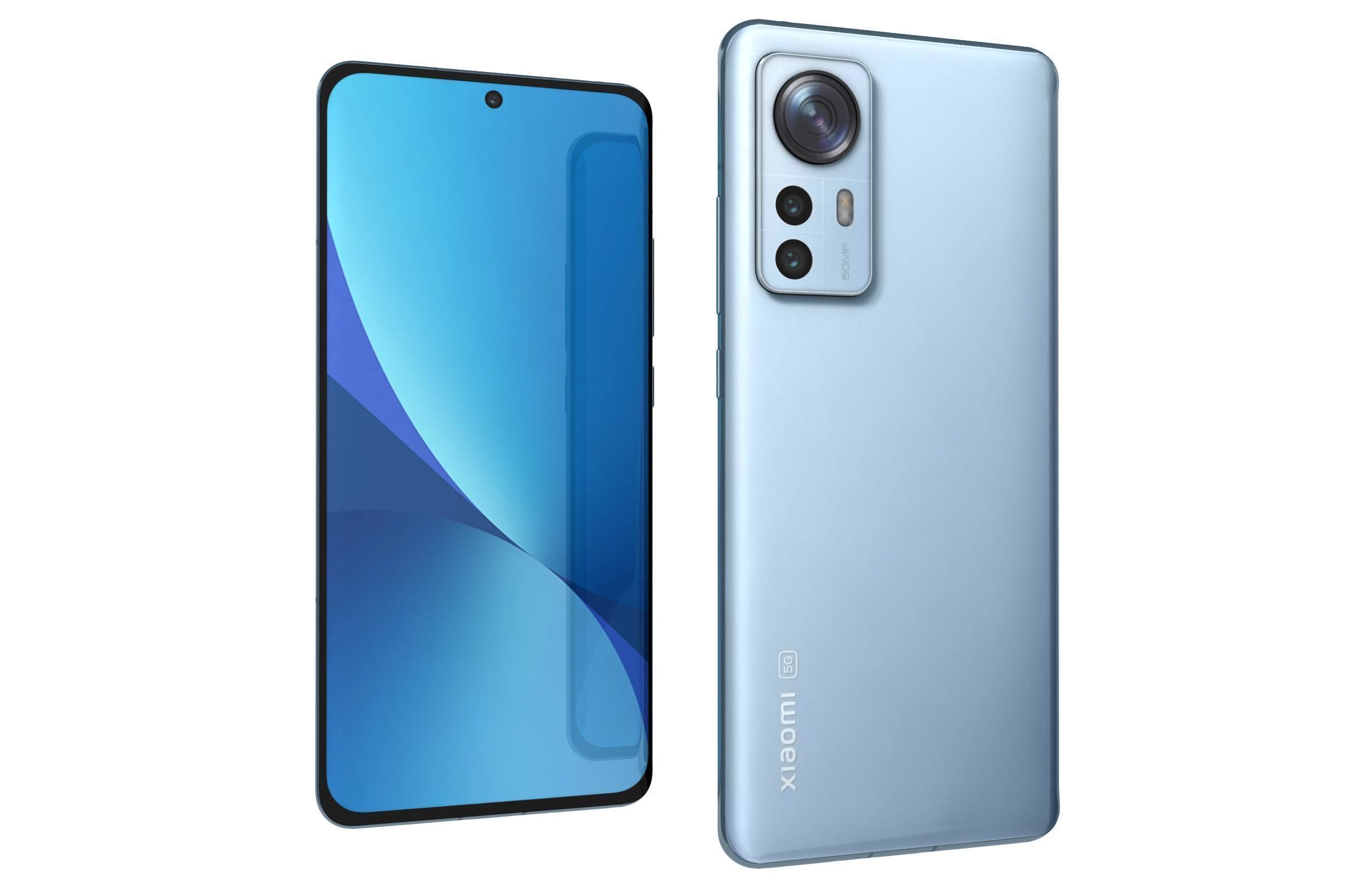 Xiaomi 12 Blue 3D model_7