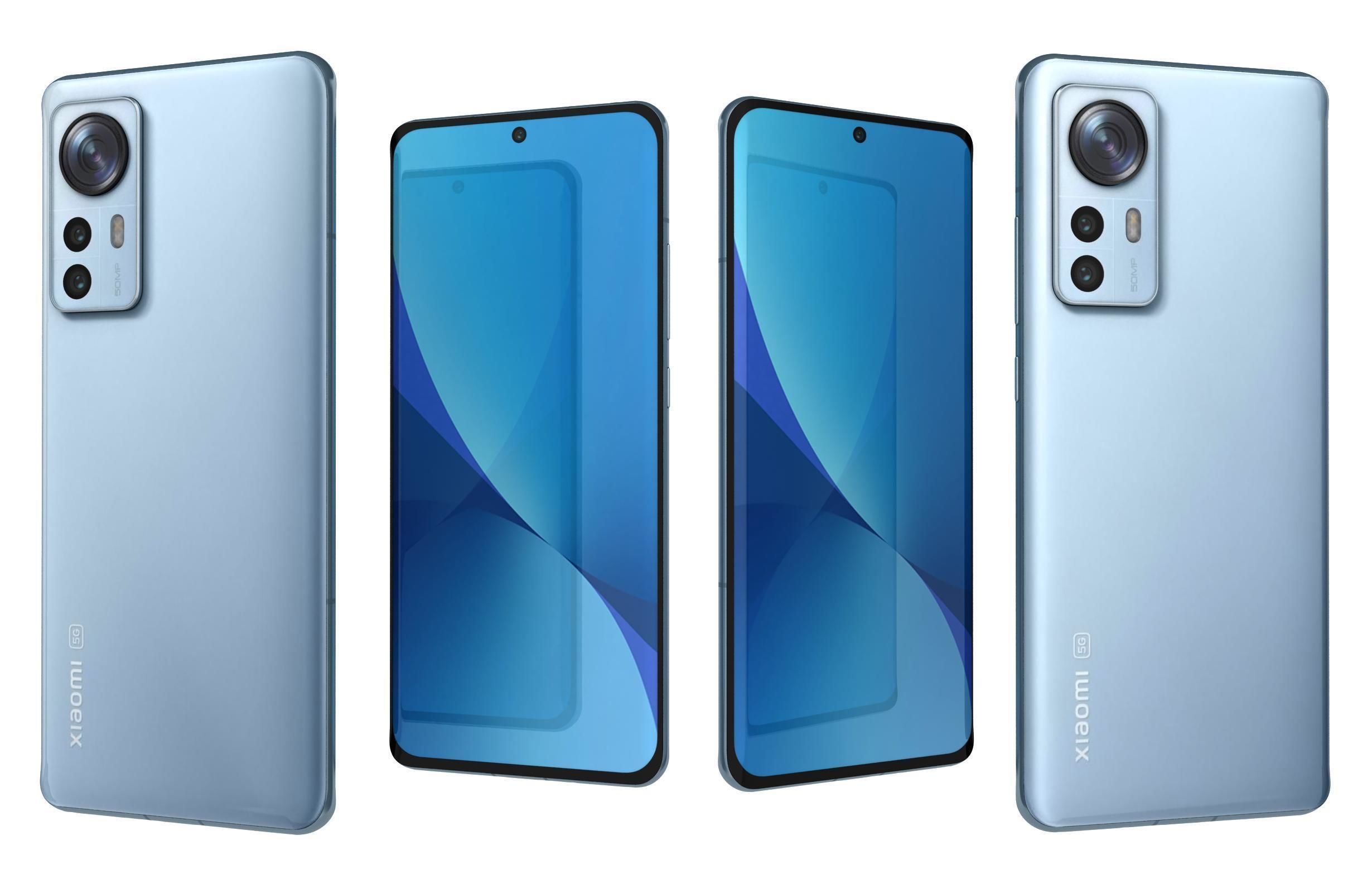 Xiaomi 12 Blue 3D model_3