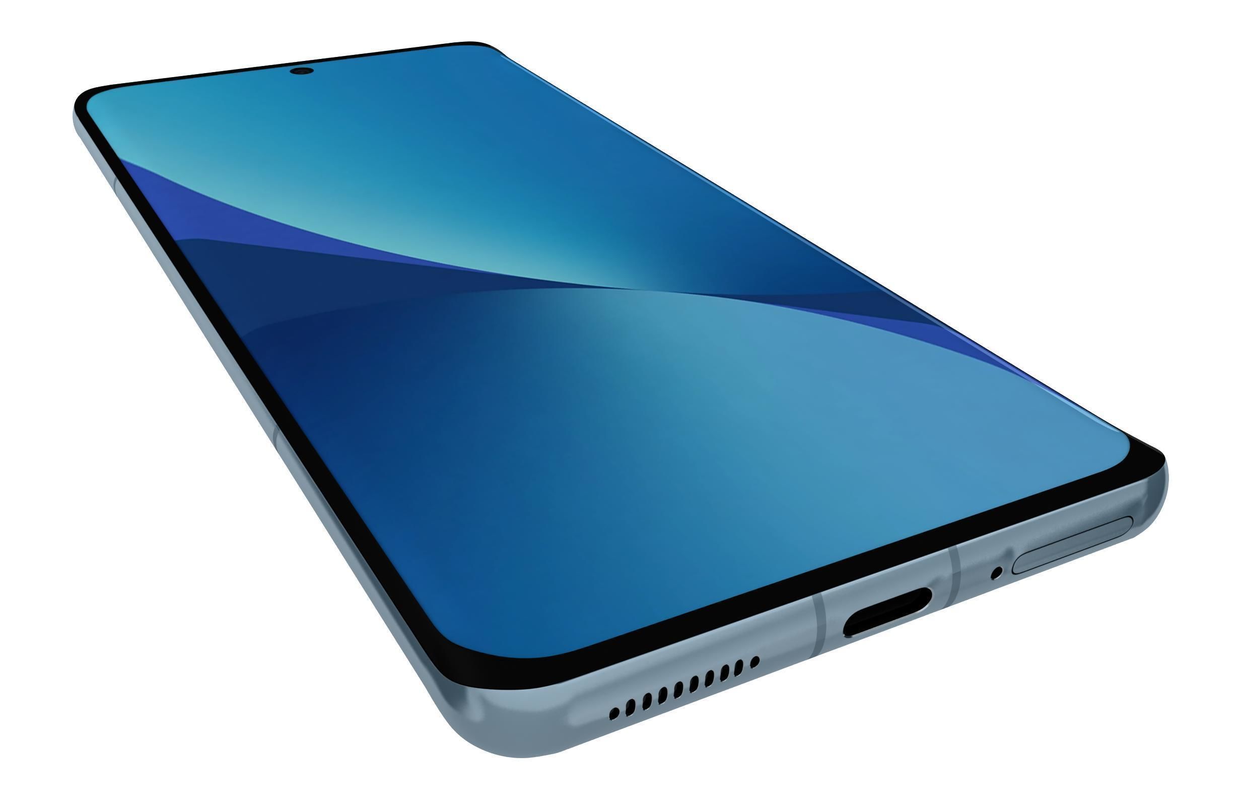 Xiaomi 12 Blue 3D model_12