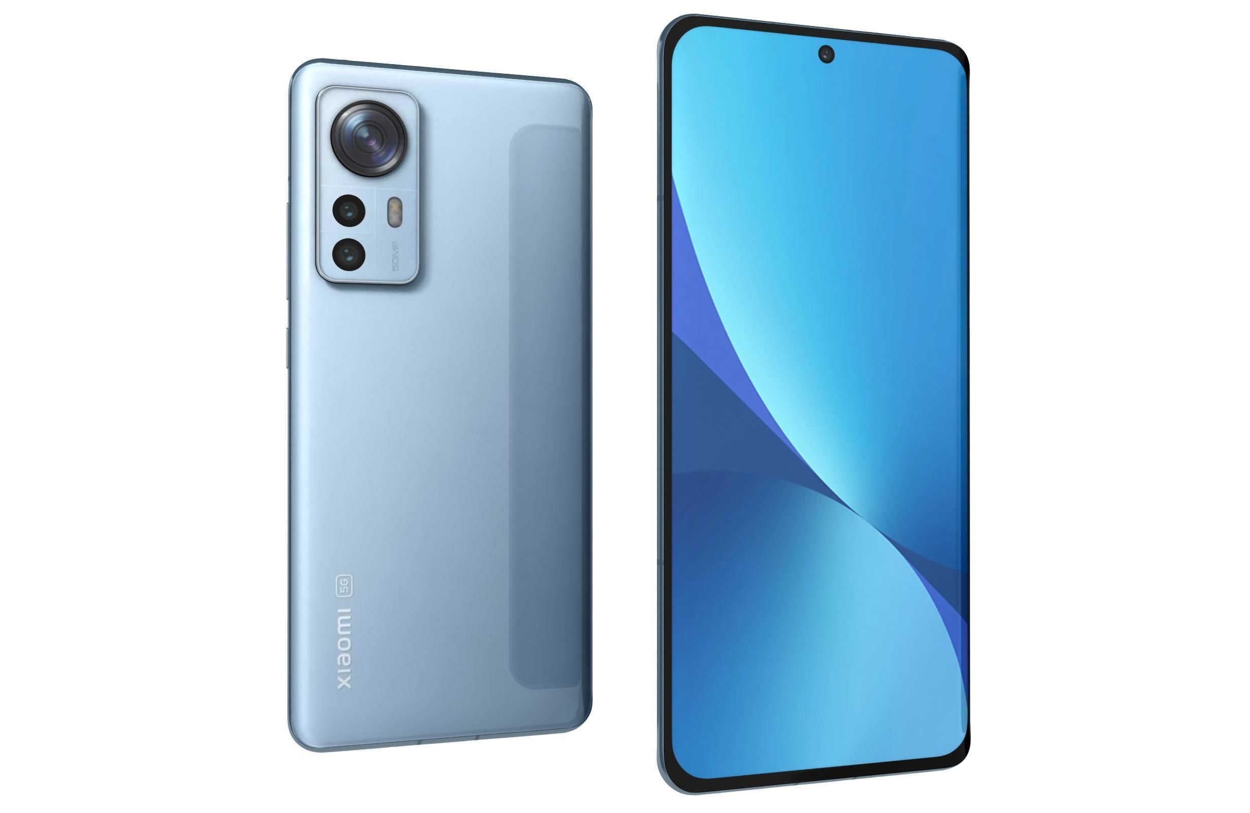 Xiaomi 12 Blue 3D model_6