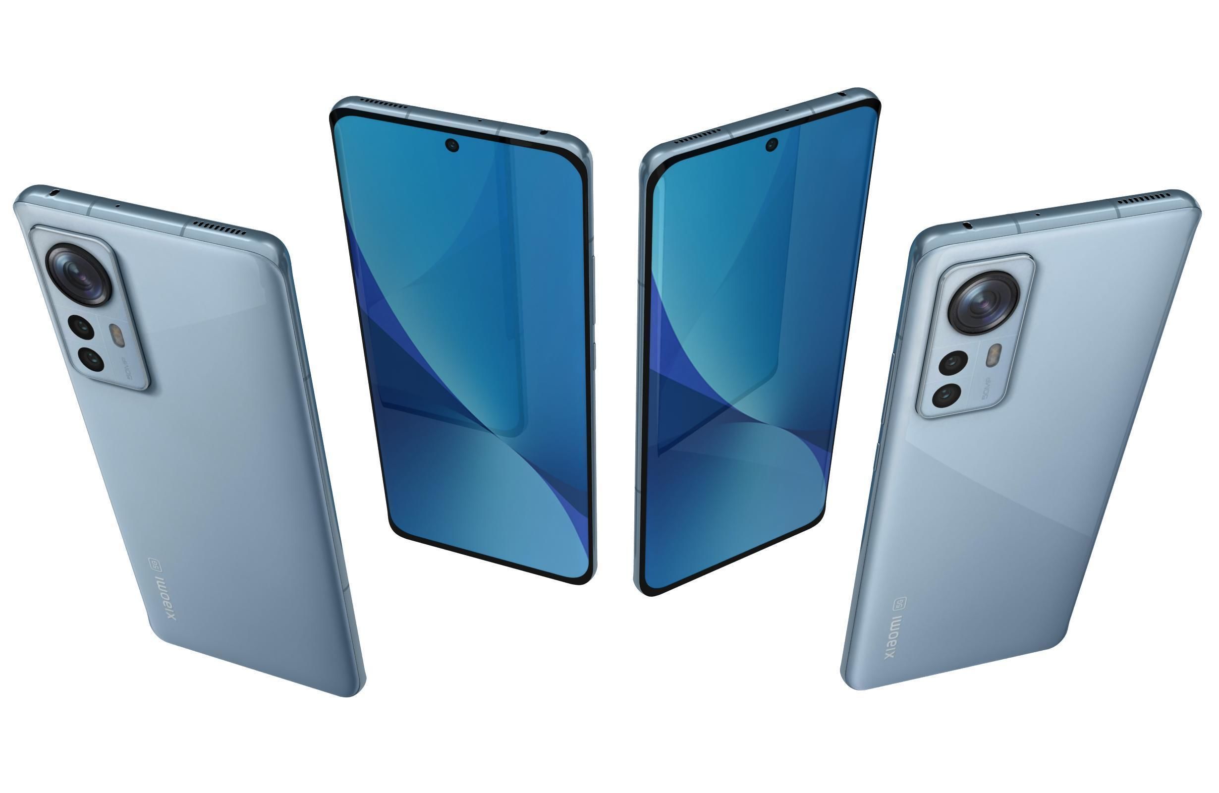 Xiaomi 12 Blue 3D model_5