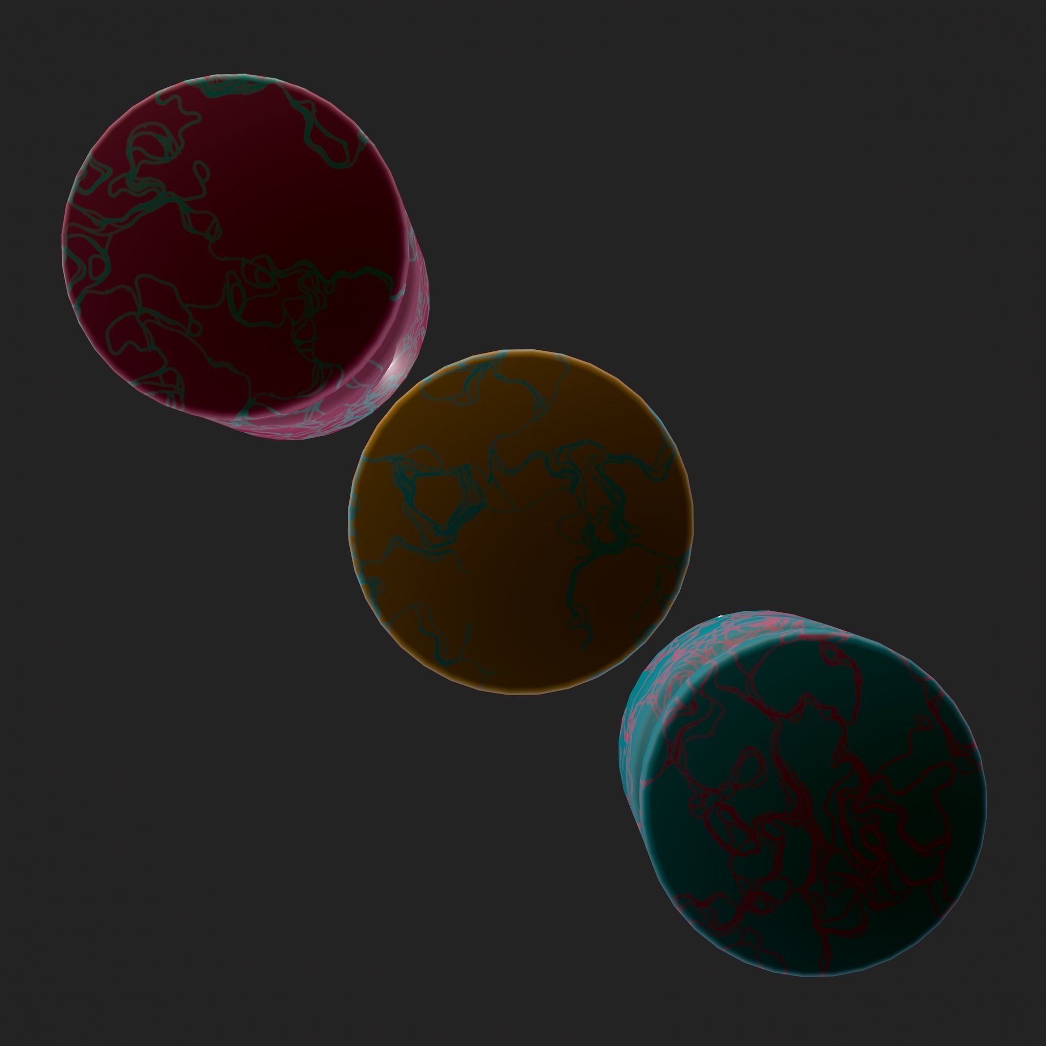 Easter Egg Holders Low-poly 3D model_5