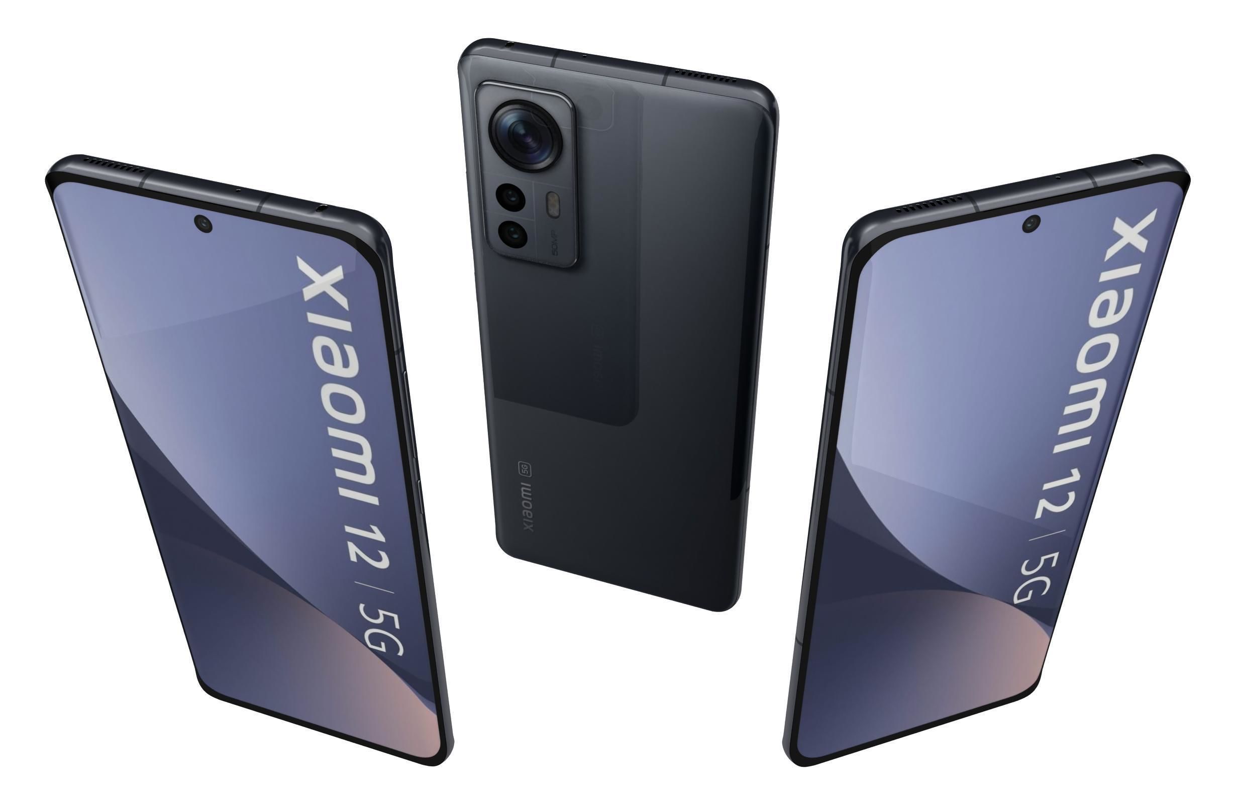 Xiaomi 12 Gray 3D model_2