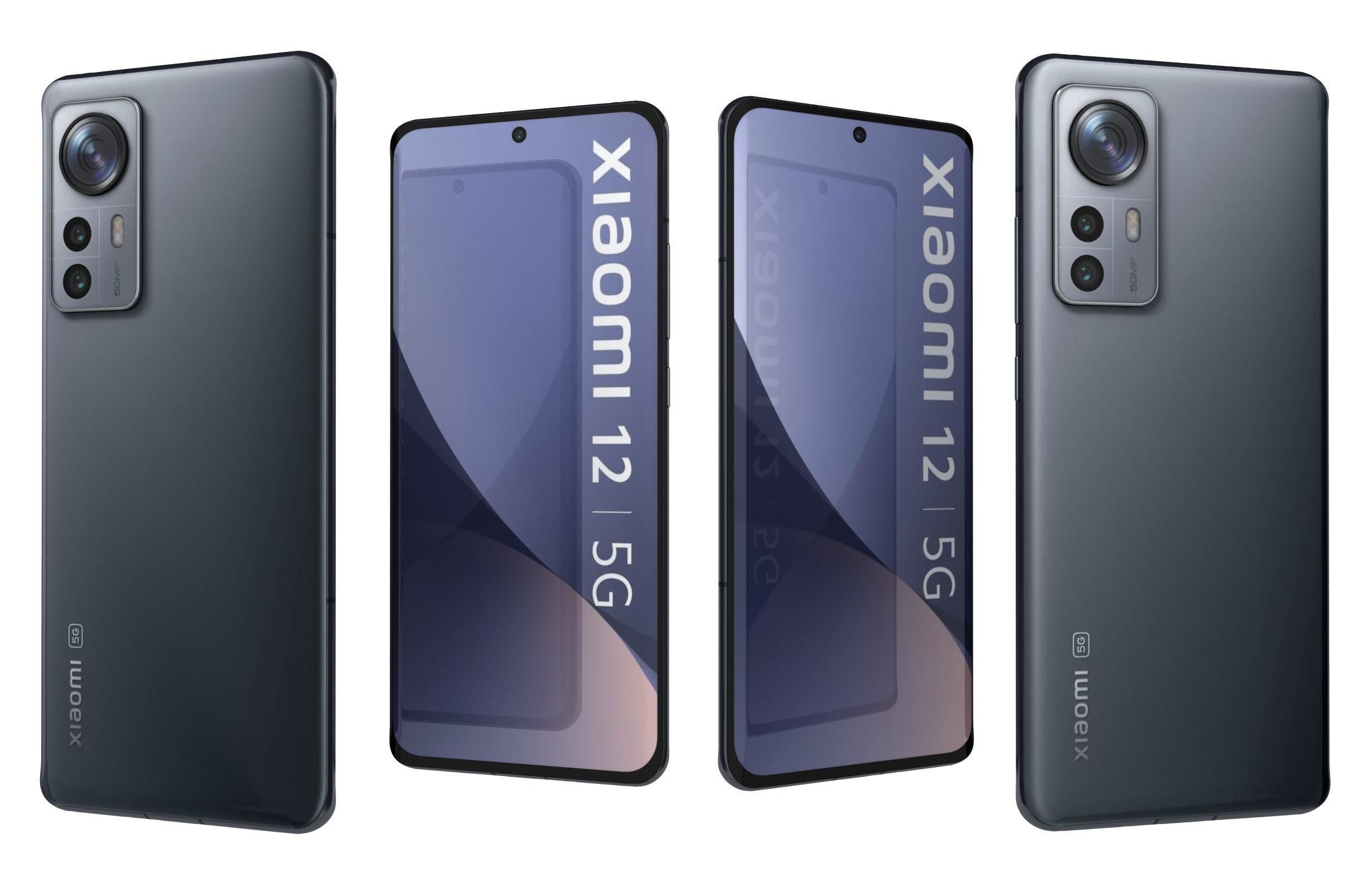 Xiaomi 12 Gray 3D model_3