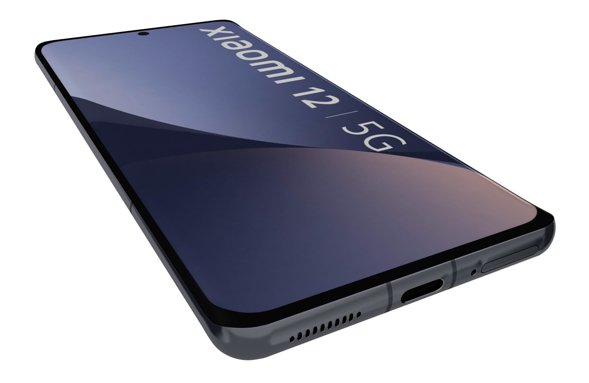 Xiaomi 12 Gray 3D model_13
