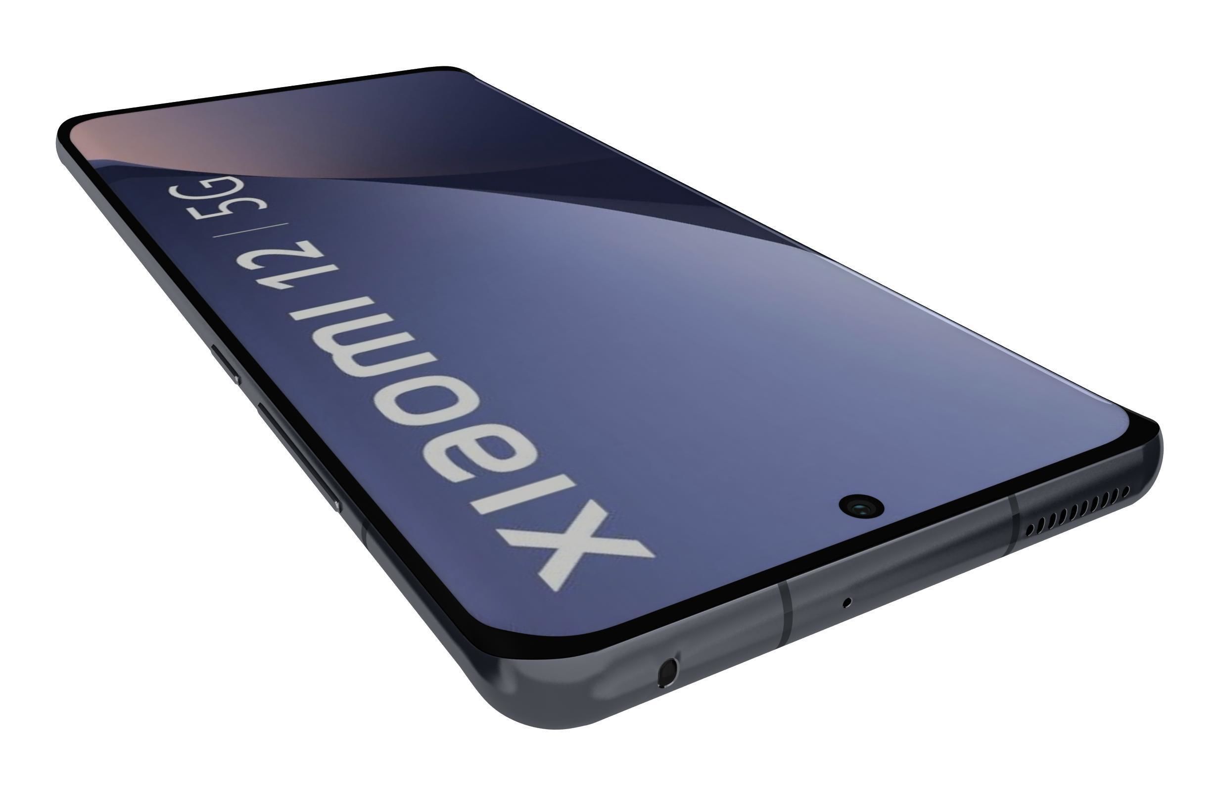 Xiaomi 12 Gray 3D model_12