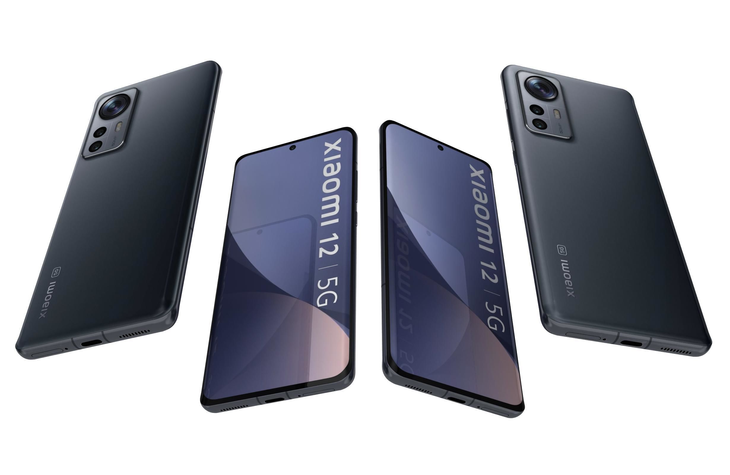 Xiaomi 12 Gray 3D model_5