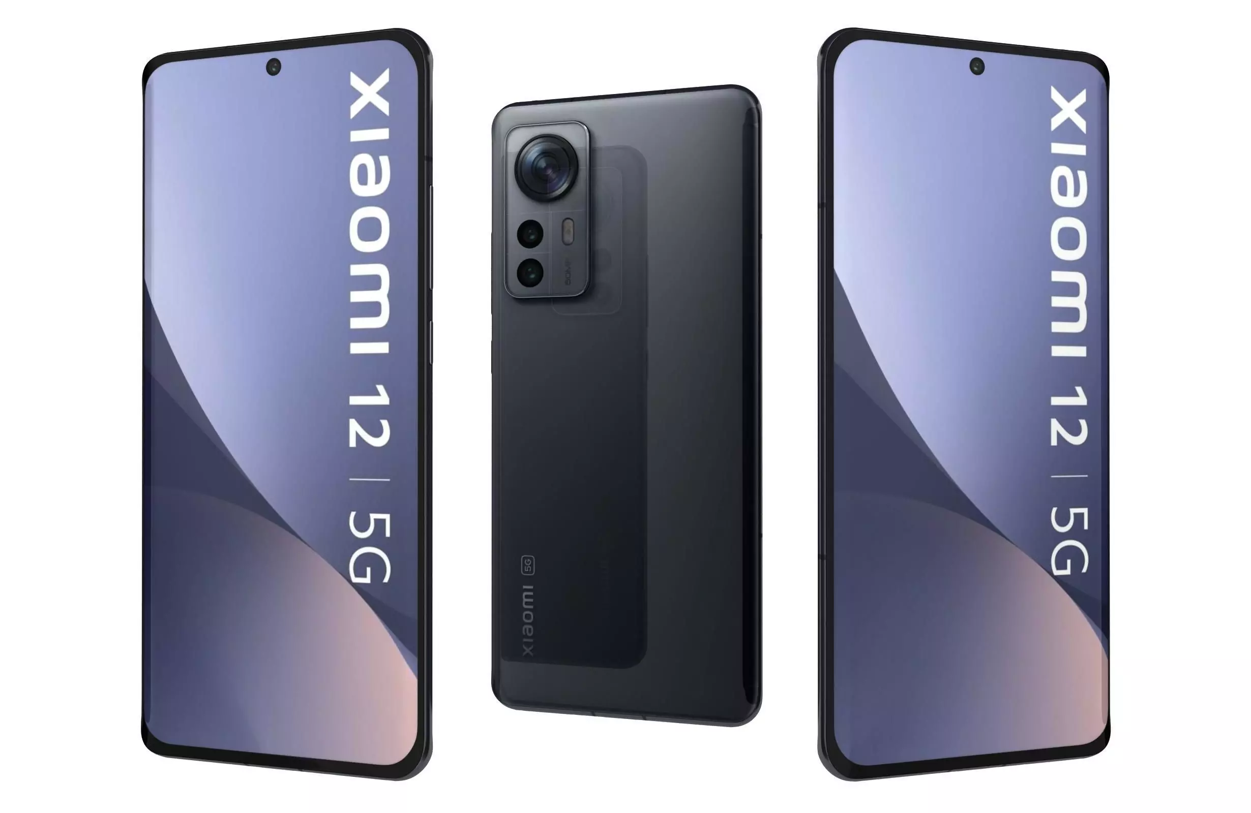 Xiaomi 12 Gray 3D model_0