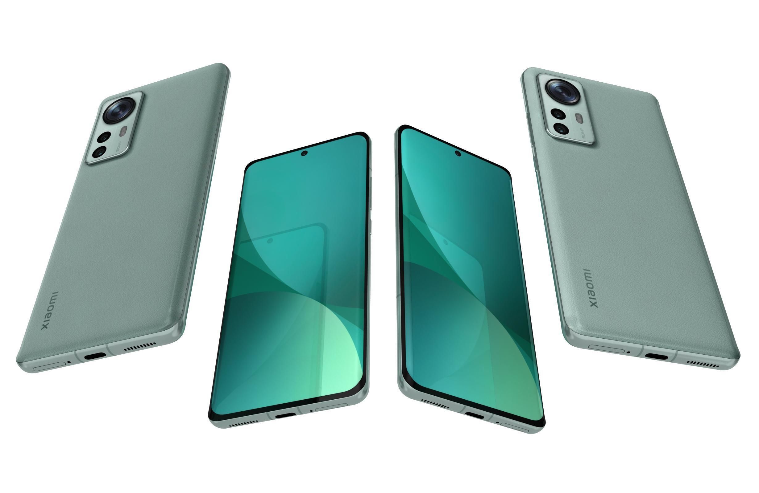 Xiaomi 12 Green 3D model_5