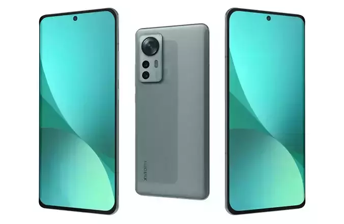 Xiaomi 12 Green 3D model