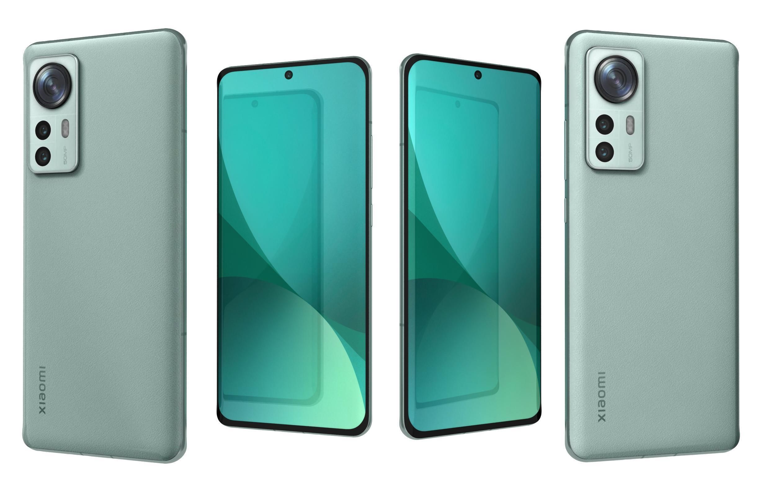 Xiaomi 12 Green 3D model_3