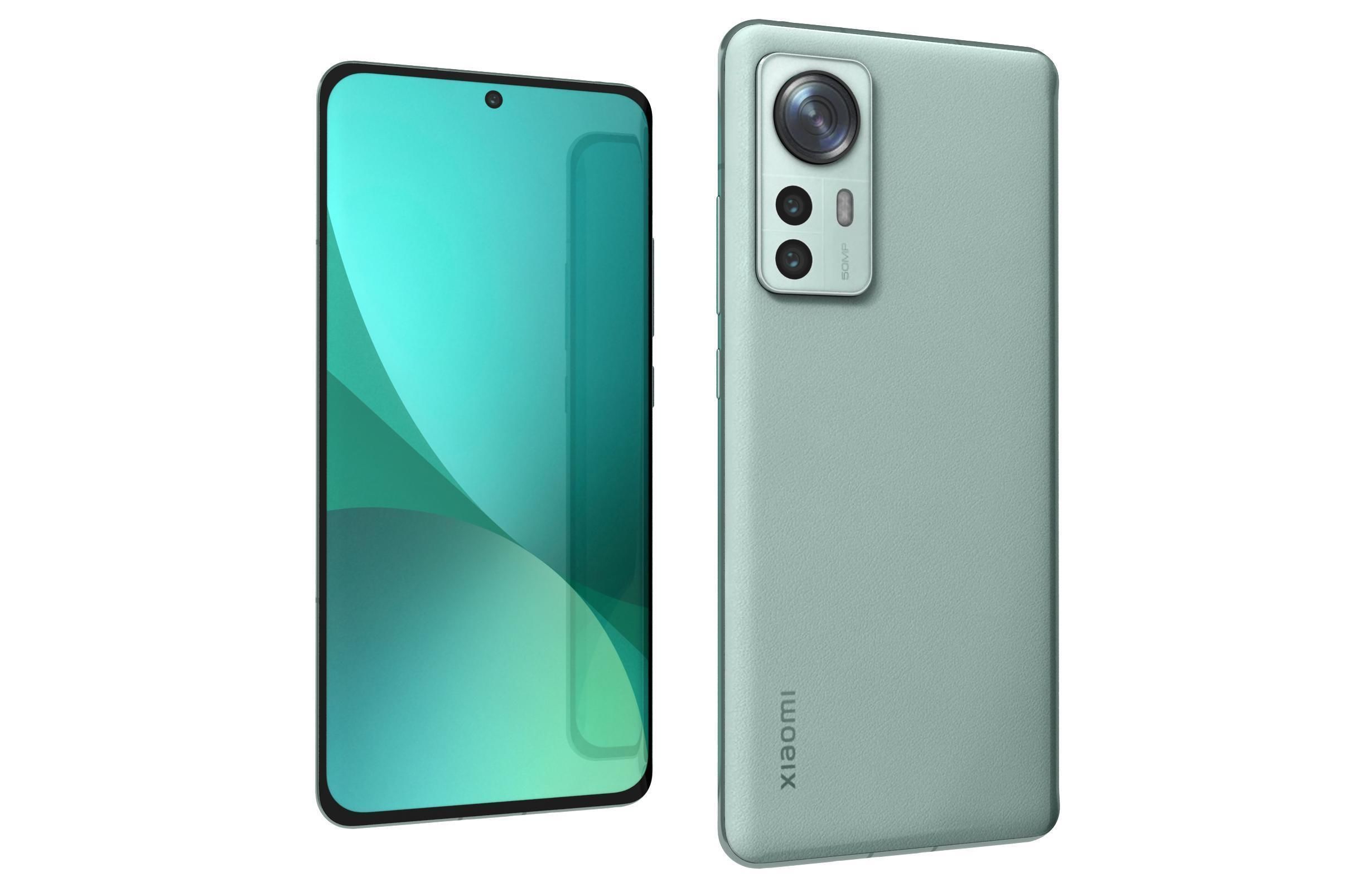 Xiaomi 12 Green 3D model_6