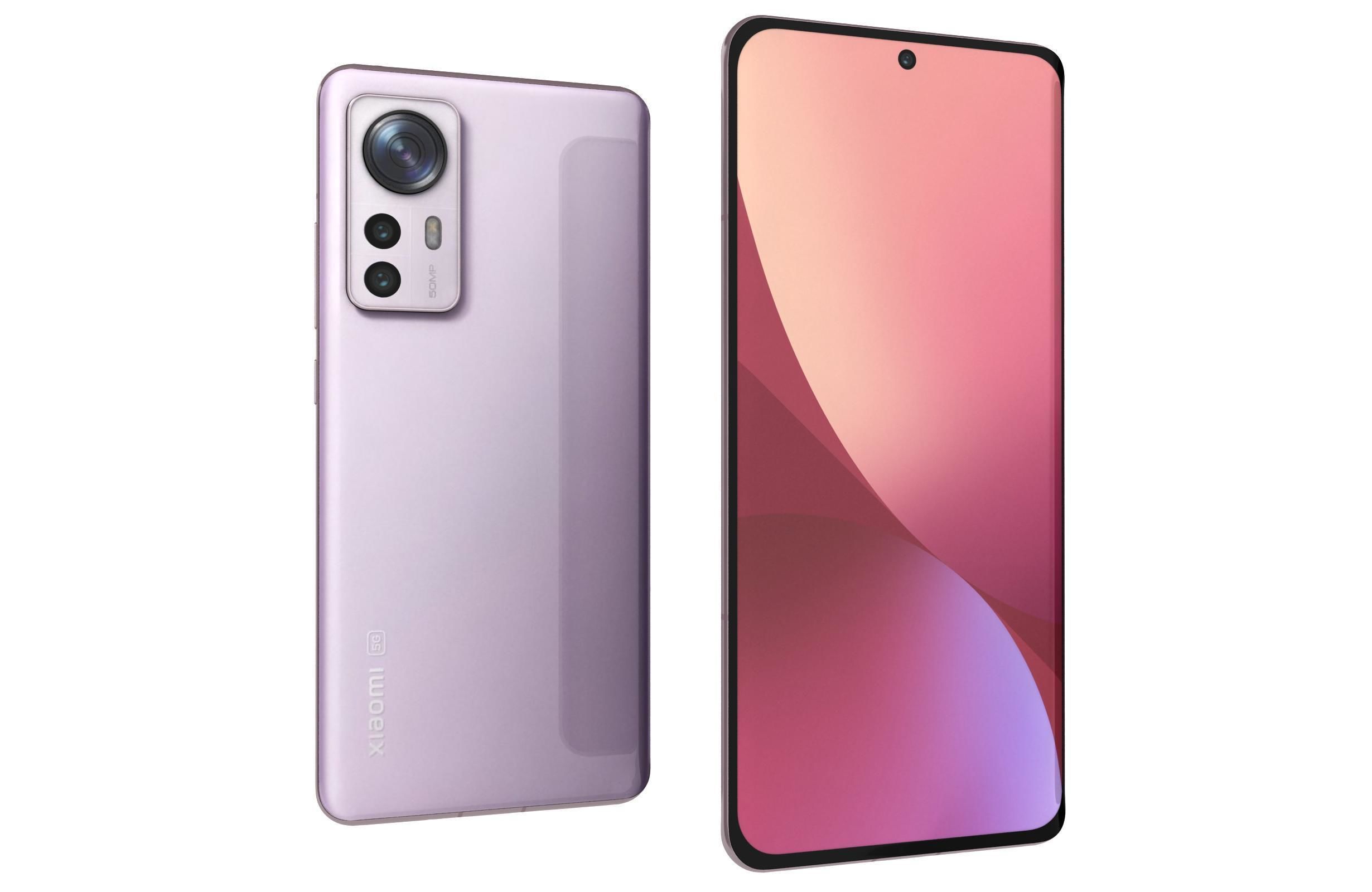 Xiaomi 12 Purple 3D model_7