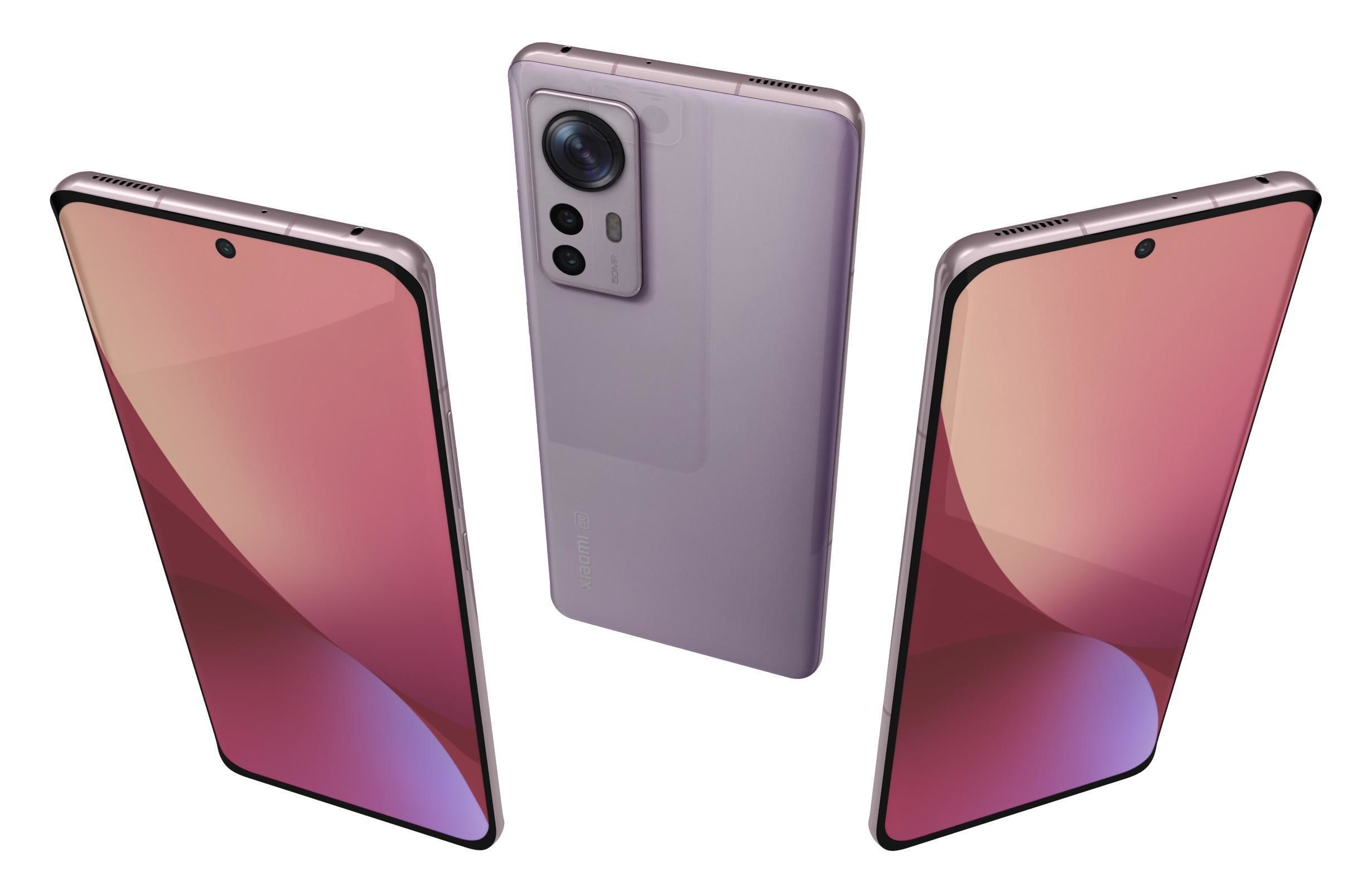 Xiaomi 12 Purple 3D model_2