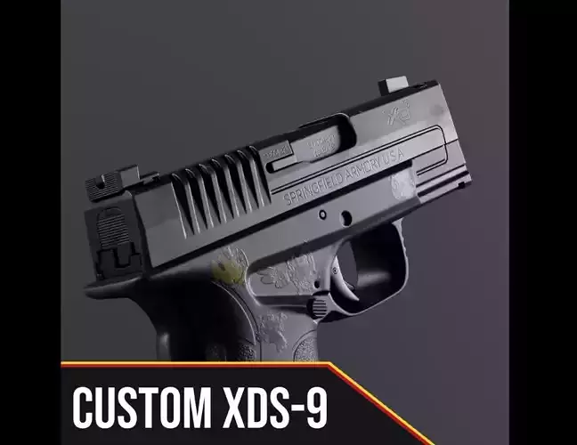 Custom Springfield XDS9 Handgun