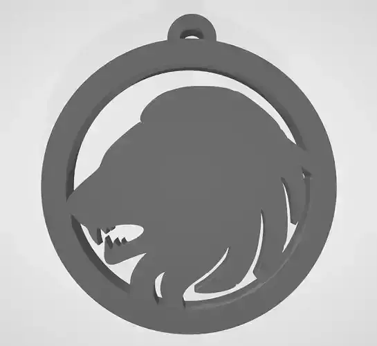 Zodiac sign Leo Keychain 