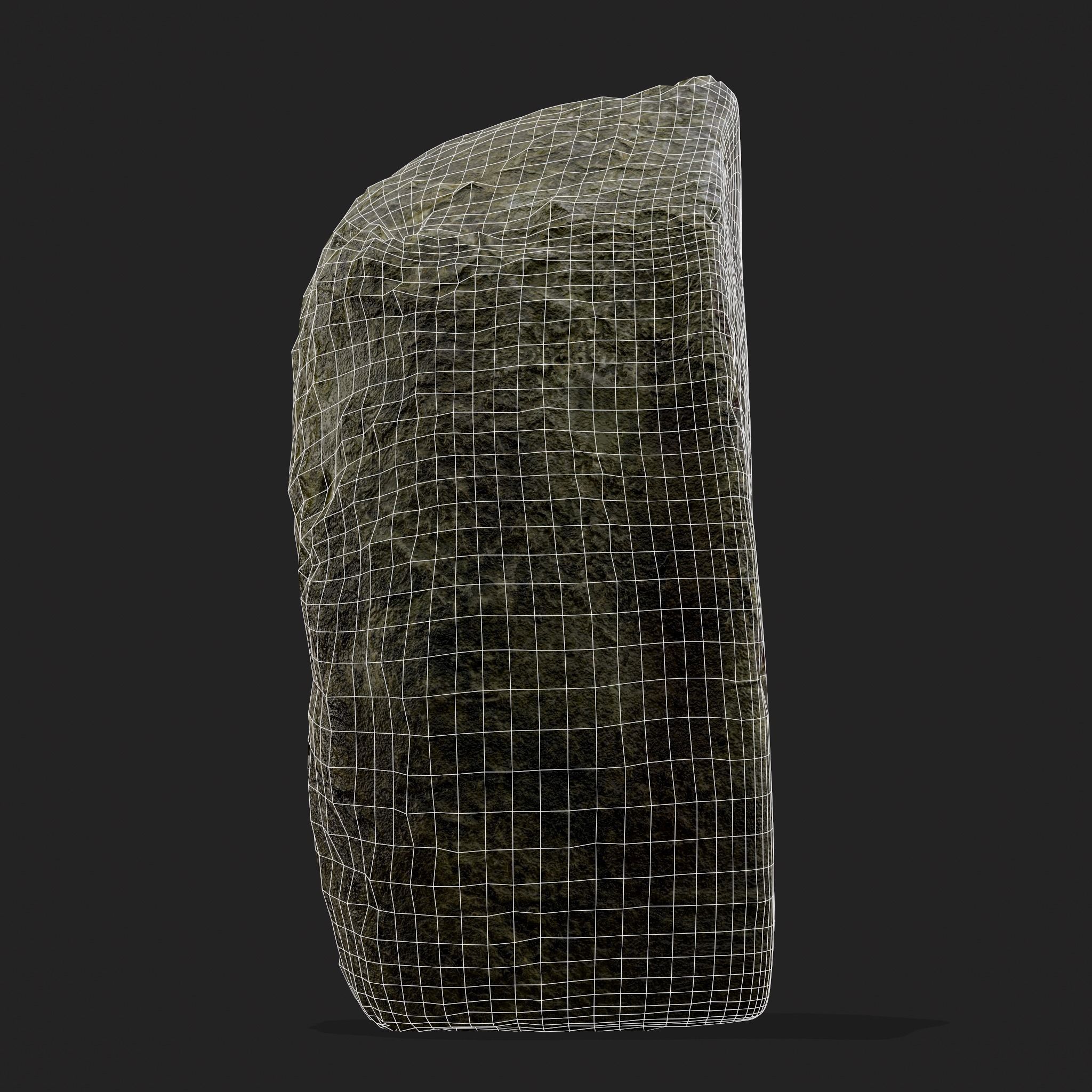 Viking Rock Decoration Low-poly 3D model_6