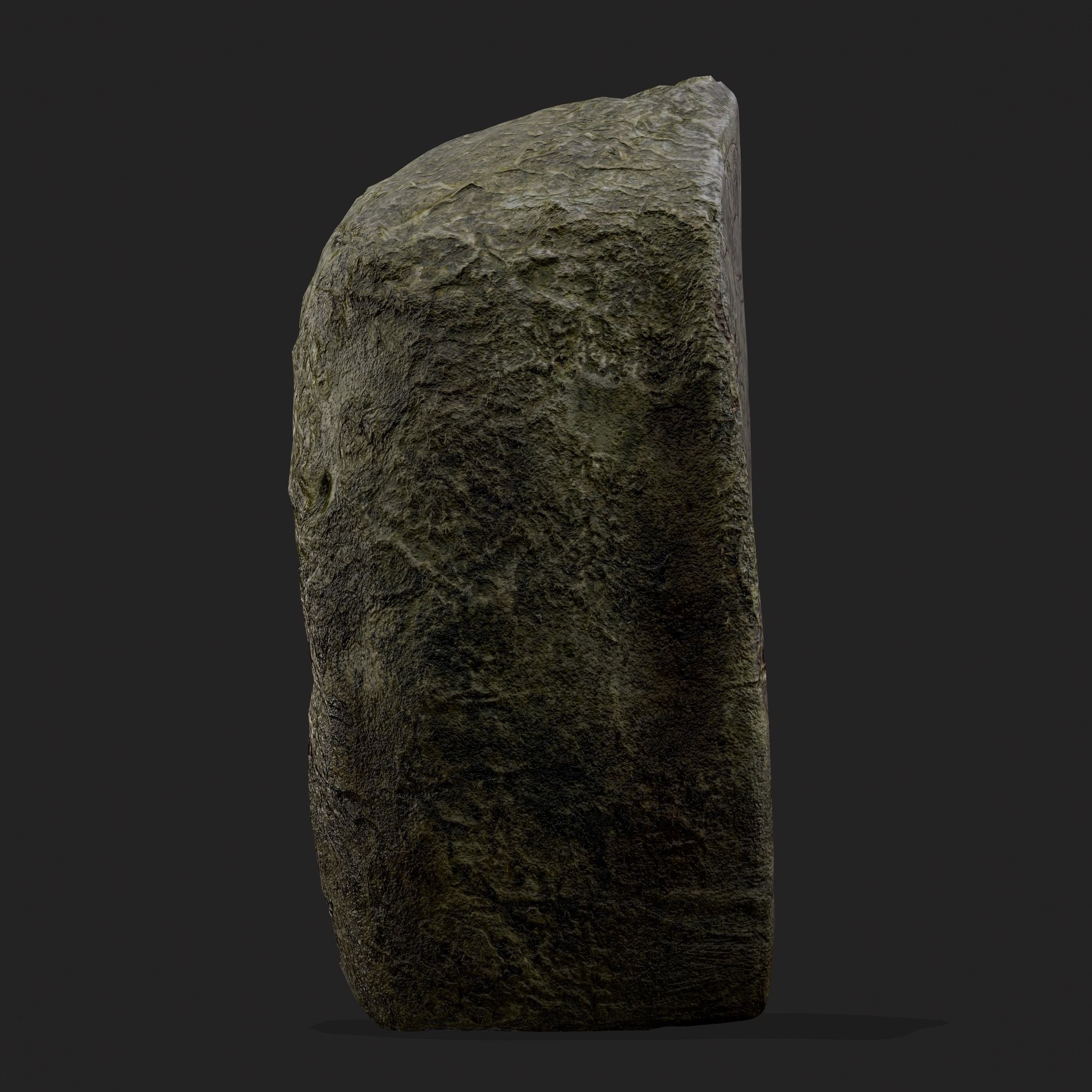 Viking Rock Decoration Low-poly 3D model_5