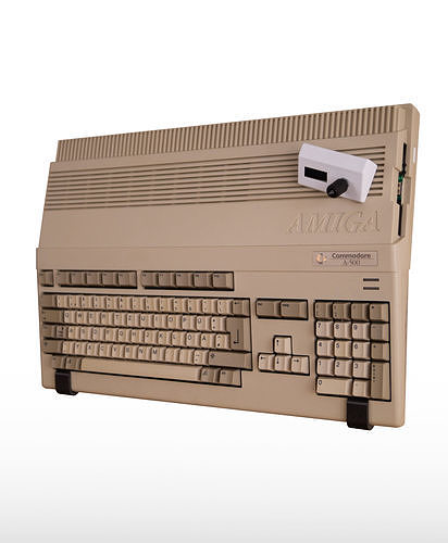 Wall Mount for Commodore Amiga A500 3D print model