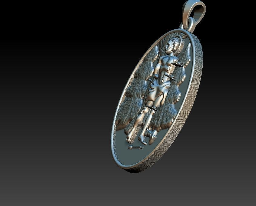 Saint Sebastian - Sao Sebastiao 3D print model_7