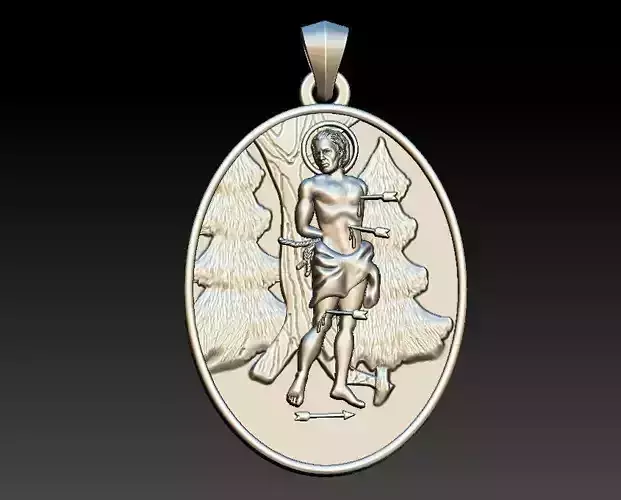 Saint Sebastian - Sao Sebastiao 3D print model