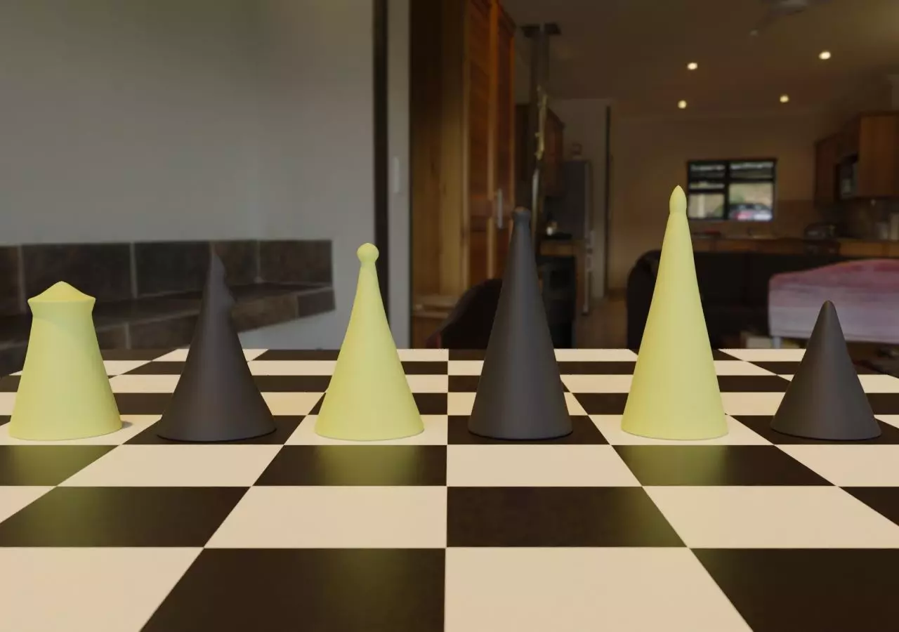 Ukrainian Chess Pieces from de 1970s STL 3MF Free 3D print model
