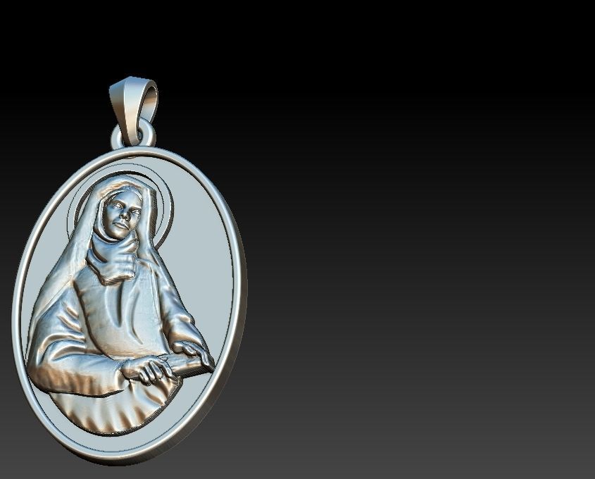 Saint Edith  3D print model_8