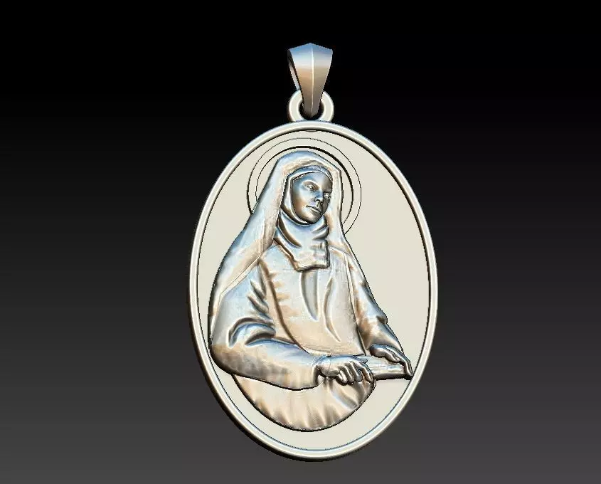 Saint Edith  3D print model_0