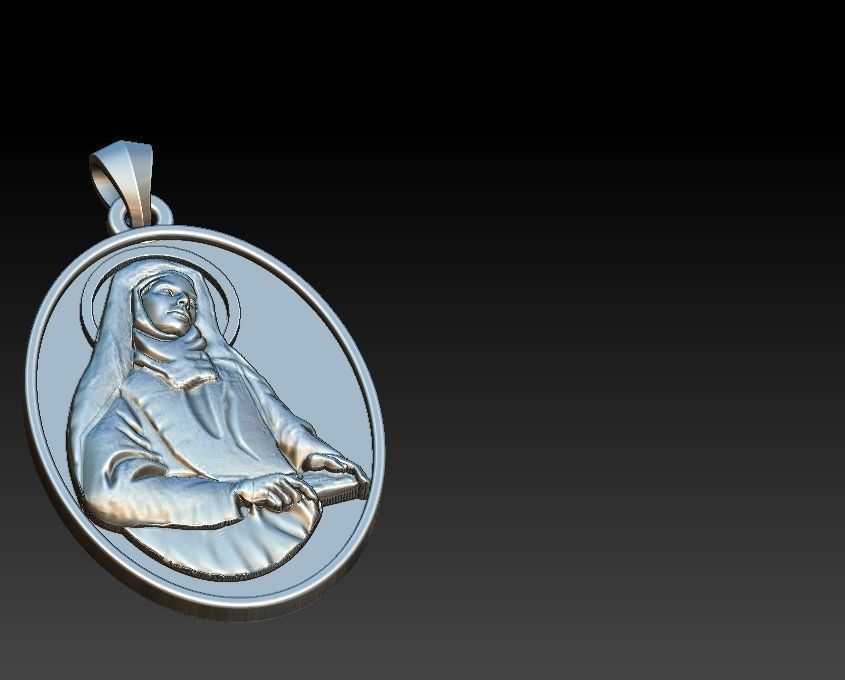 Saint Edith  3D print model_9