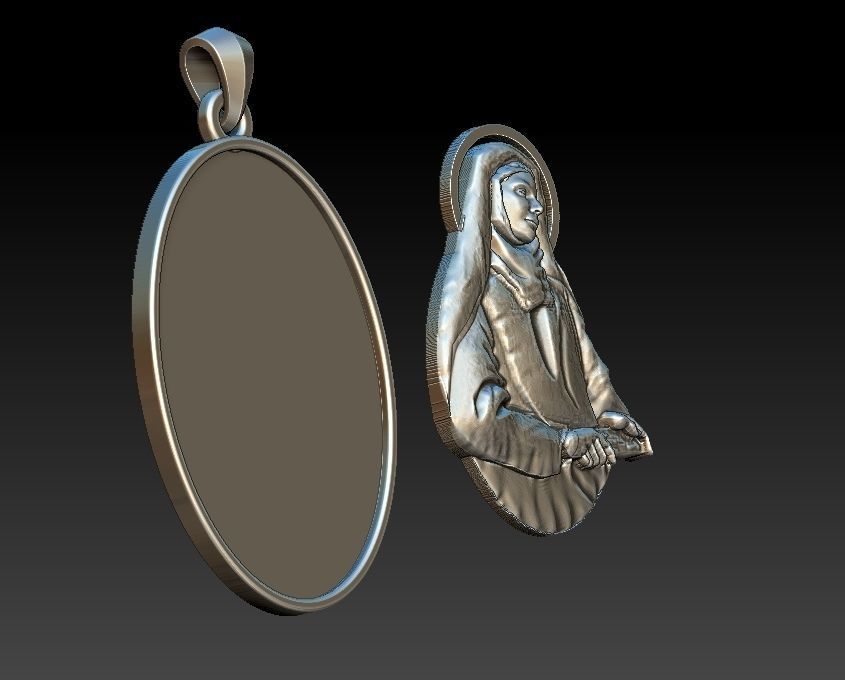 Saint Edith  3D print model_12