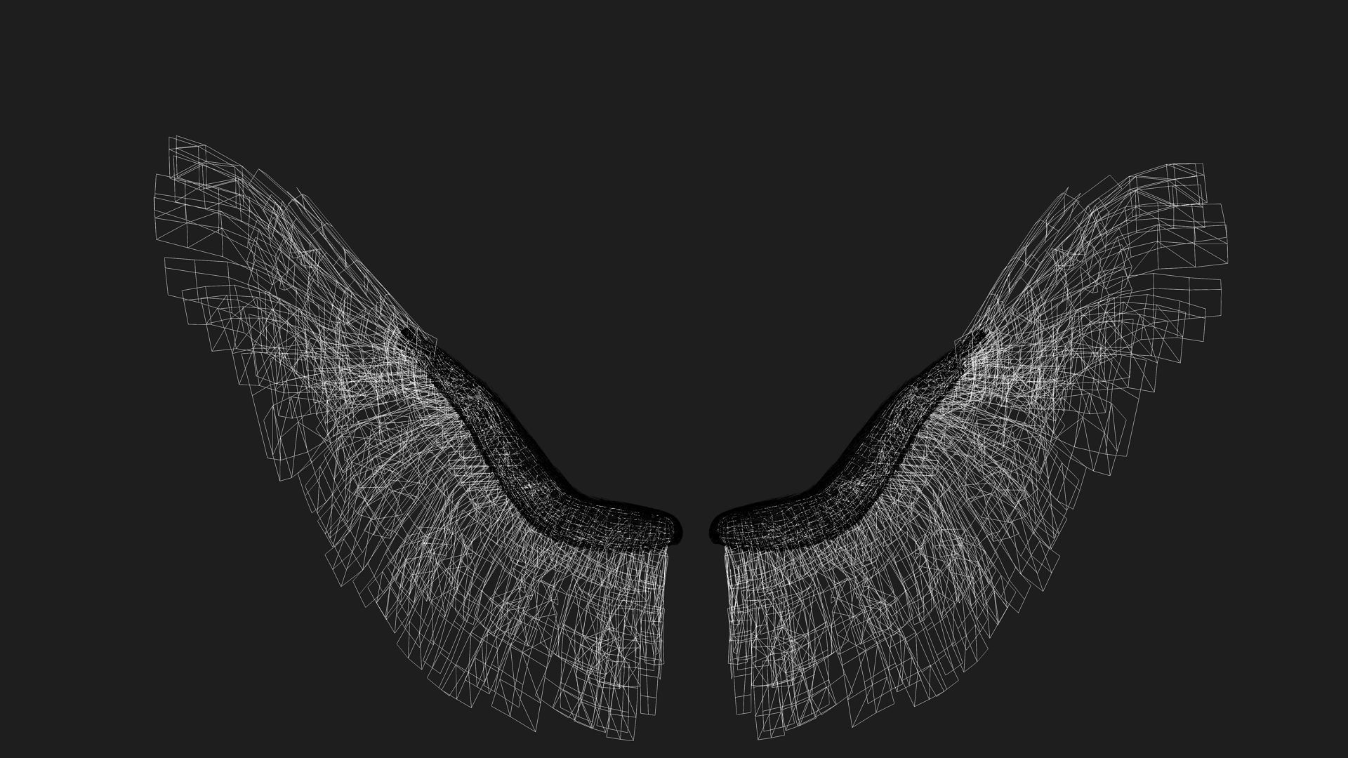 Angel Wings 3D model_6