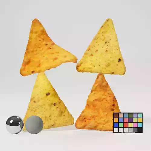 Tortilla chips 3D model