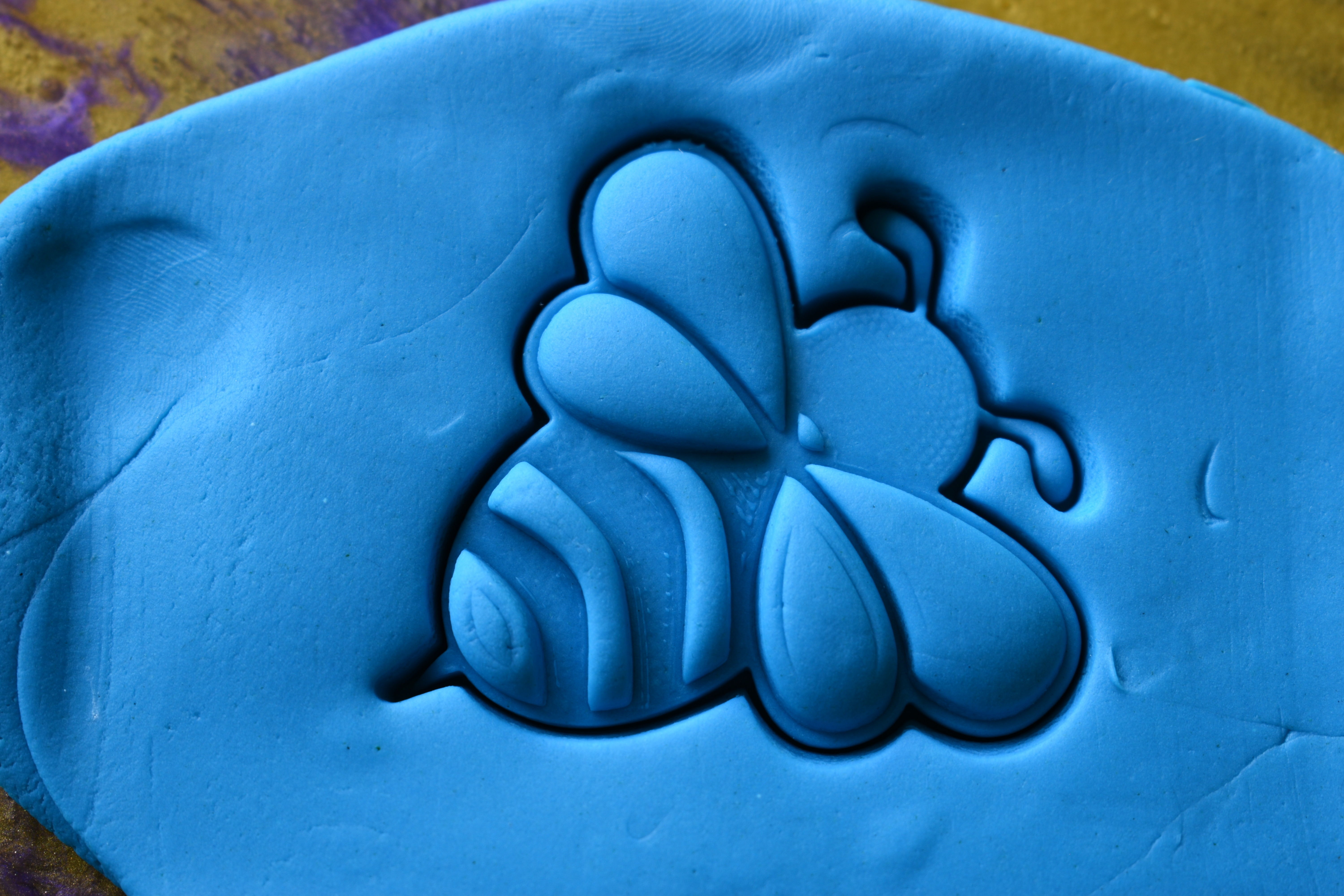 Cookie Cutter - Bee set of 2 3D print model_4