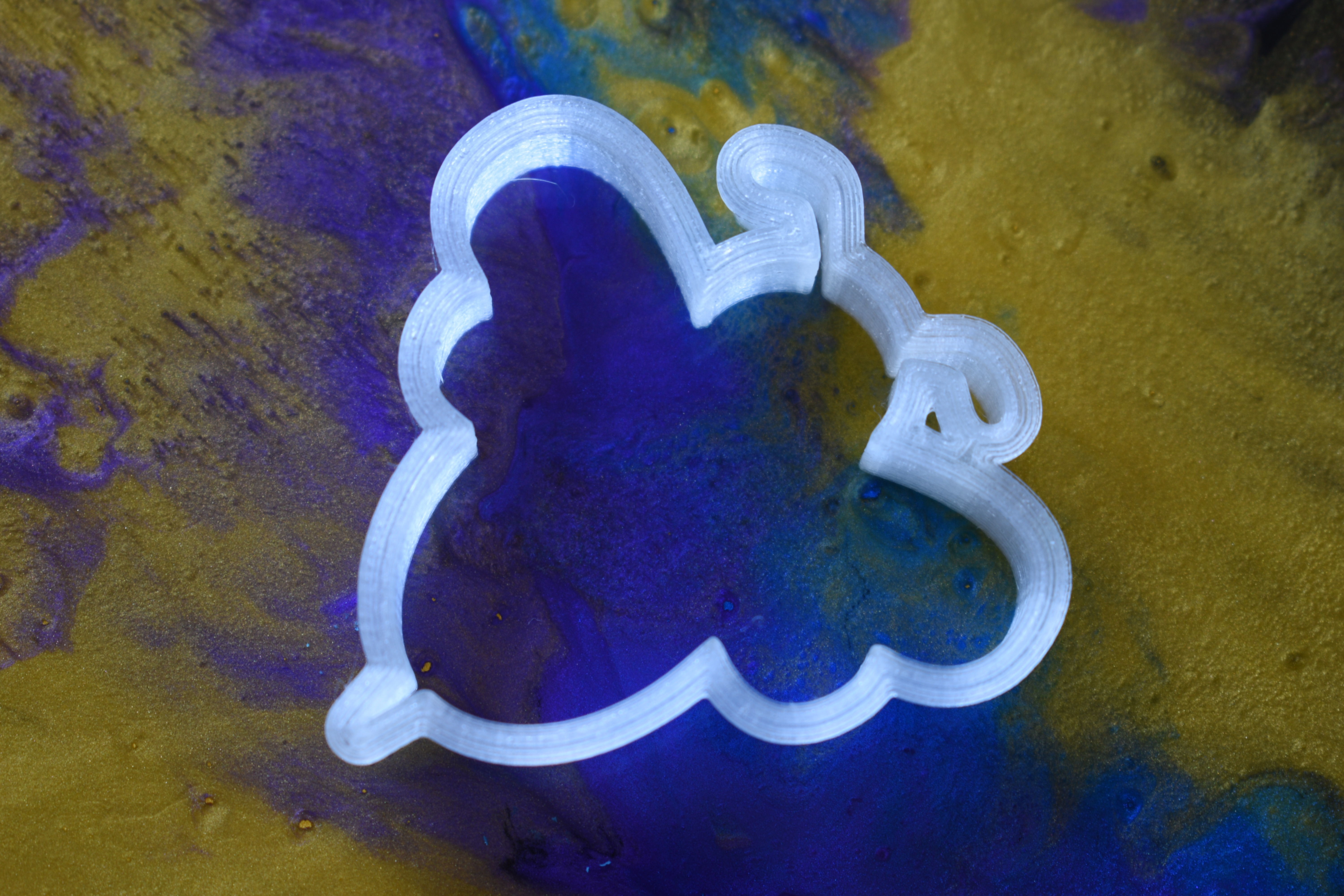 Cookie Cutter - Bee set of 2 3D print model_1