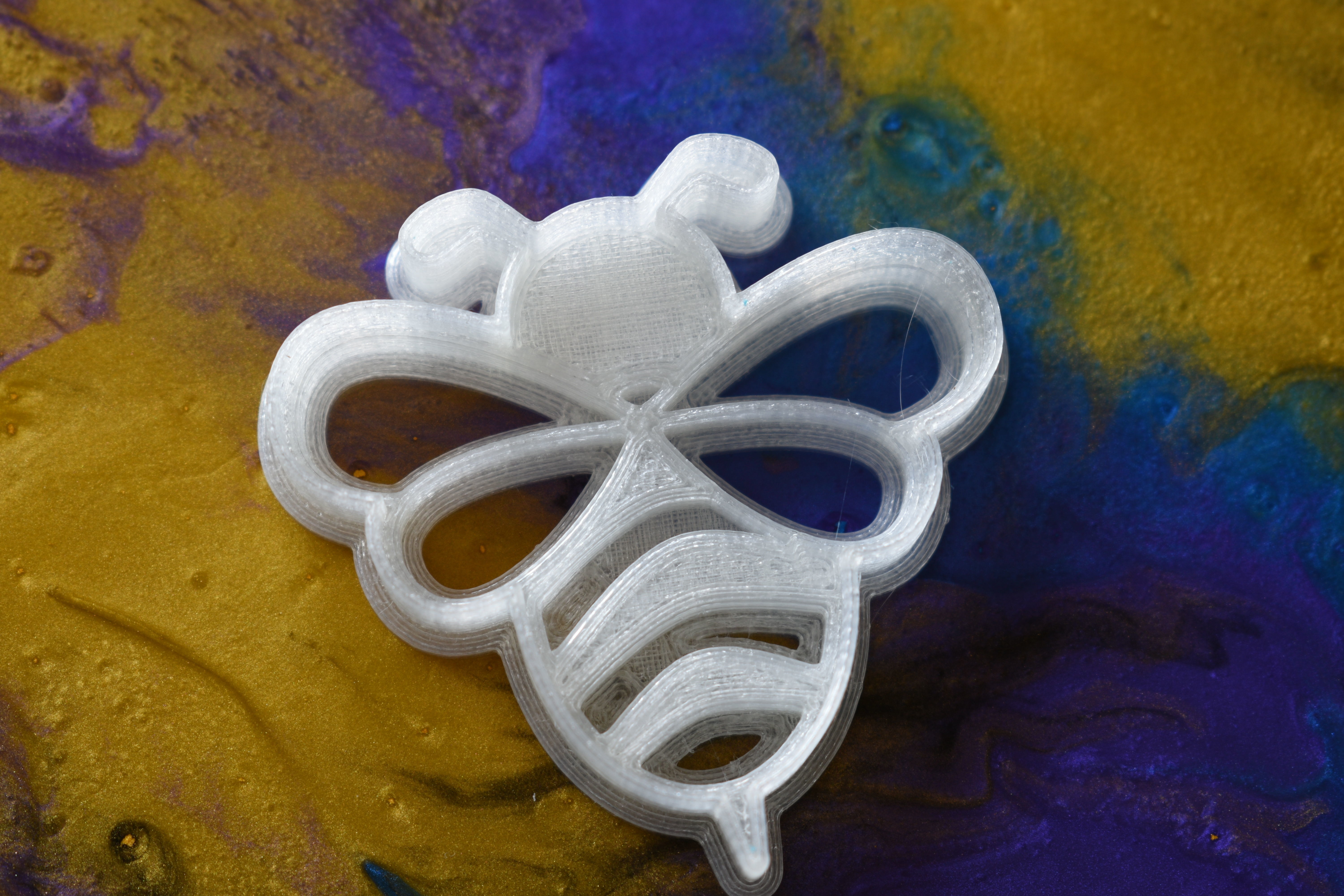 Cookie Cutter - Bee set of 2 3D print model_2