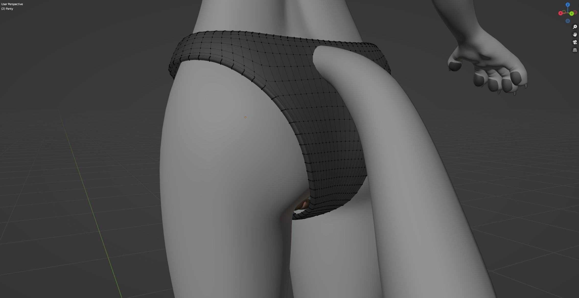 Eva Anthro wolf 3D model_65