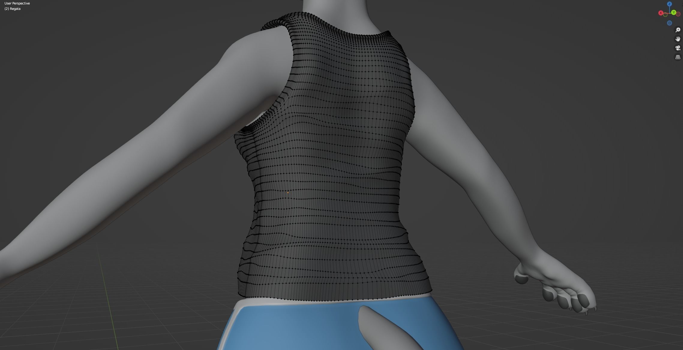 Eva Anthro wolf 3D model_71