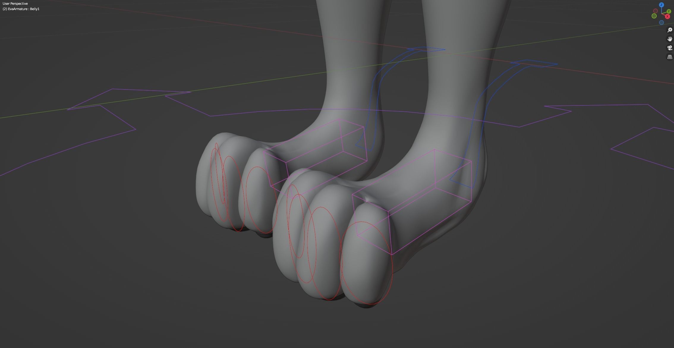 Eva Anthro wolf 3D model_43