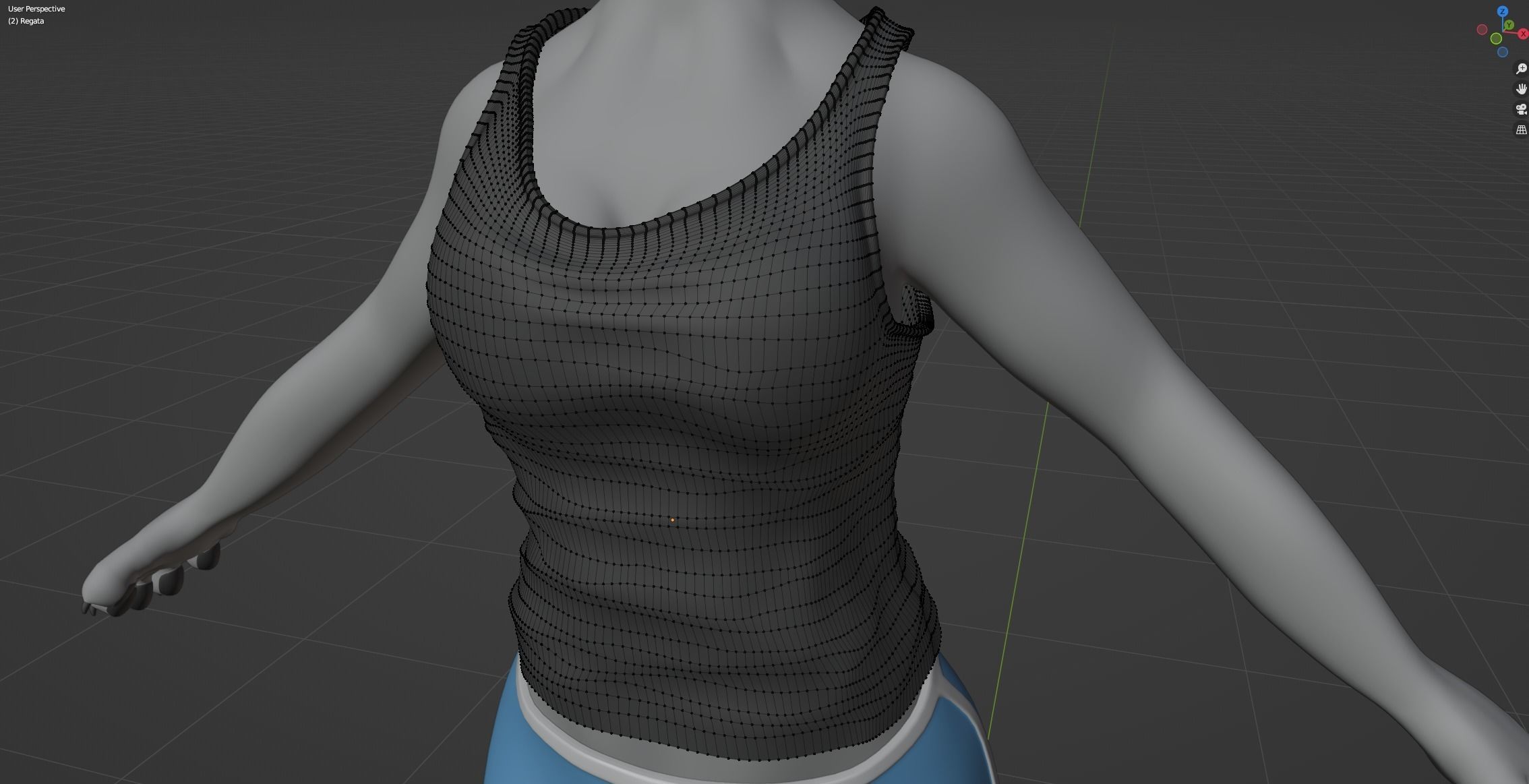 Eva Anthro wolf 3D model_70