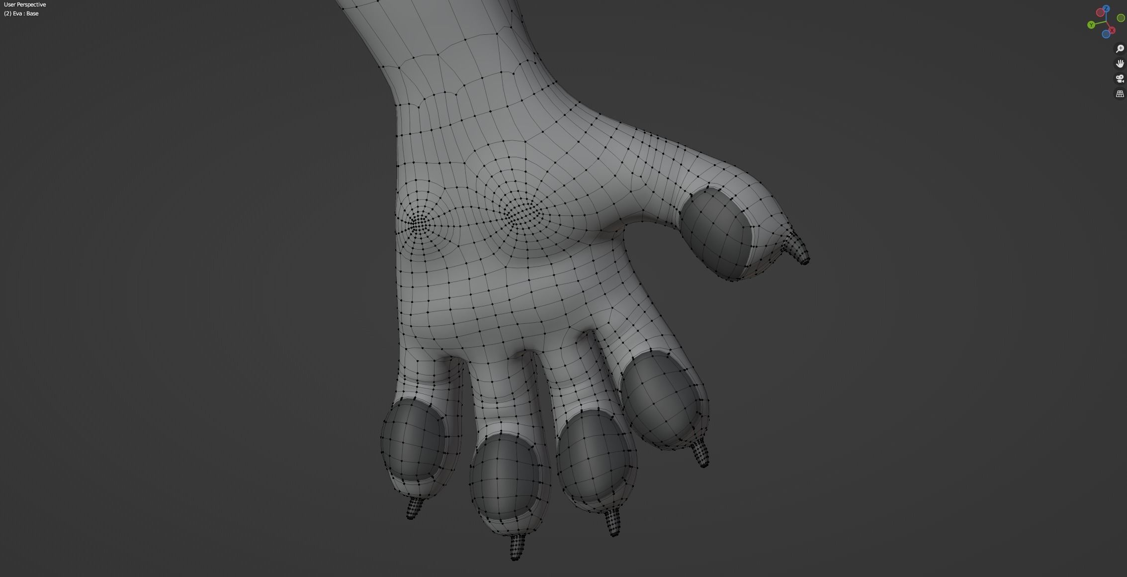 Eva Anthro wolf 3D model_59