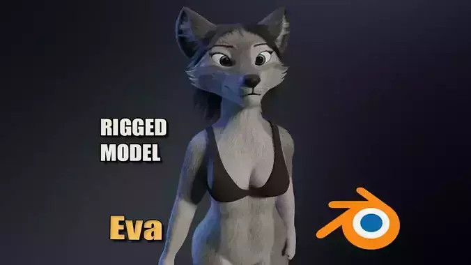 Eva Anthro wolf